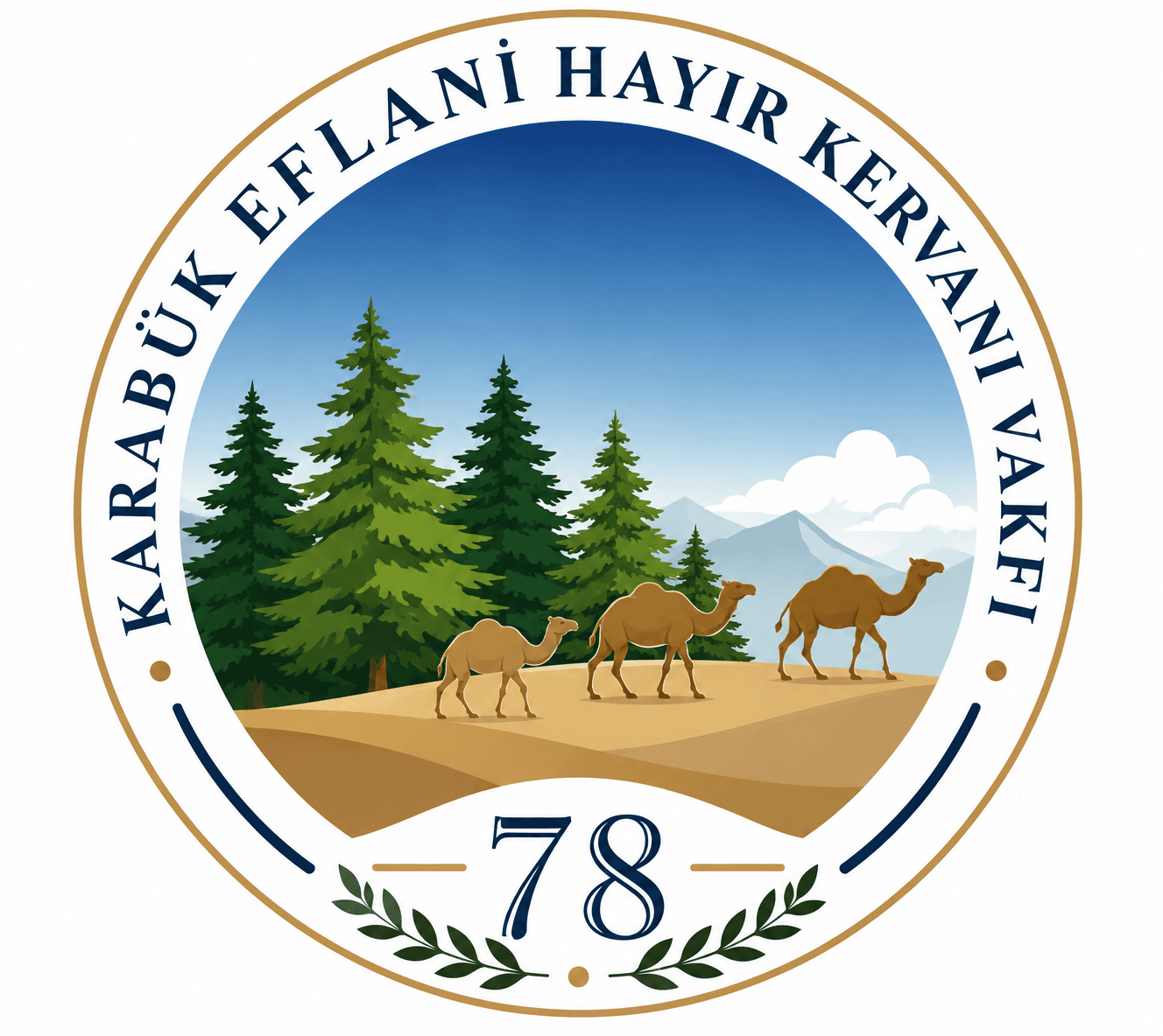 Karabük Eflani Hayır Kervanı Vakfı logosu