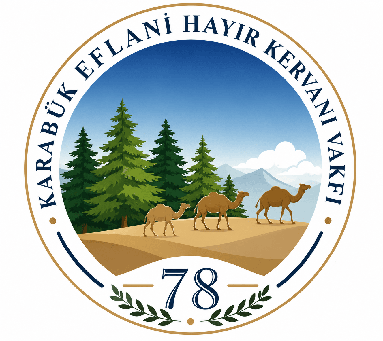Karabük Eflani Hayır Kervanı Vakfı logosu